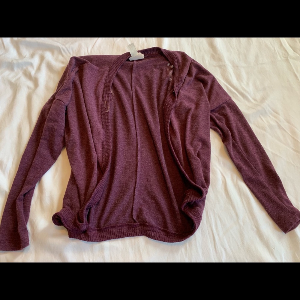 Maroon Cardigan